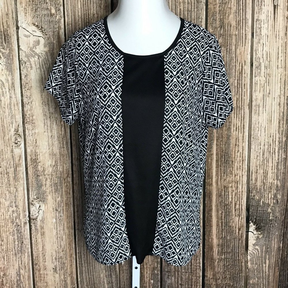 Katie's Kloset Women's Top Blouse ~ Sz L ~ Black